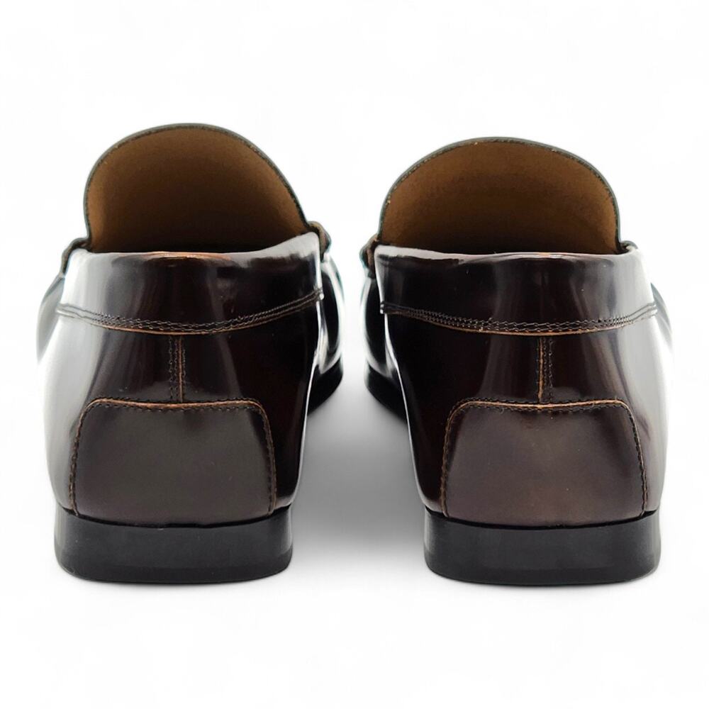 Tod’s City Gommino Leather Loafers Brown UK 7 US 8.5 EU 41.5 - New $695 - Picture 5 of 11